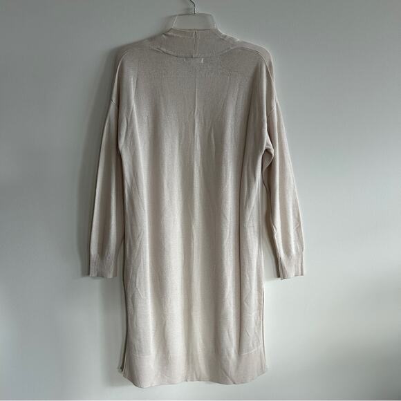 ✨ Prologue Mushroom/Cream Long Sleeve Lightweight Knit Open Cardigan Size Medium - Picture 6 of 11
